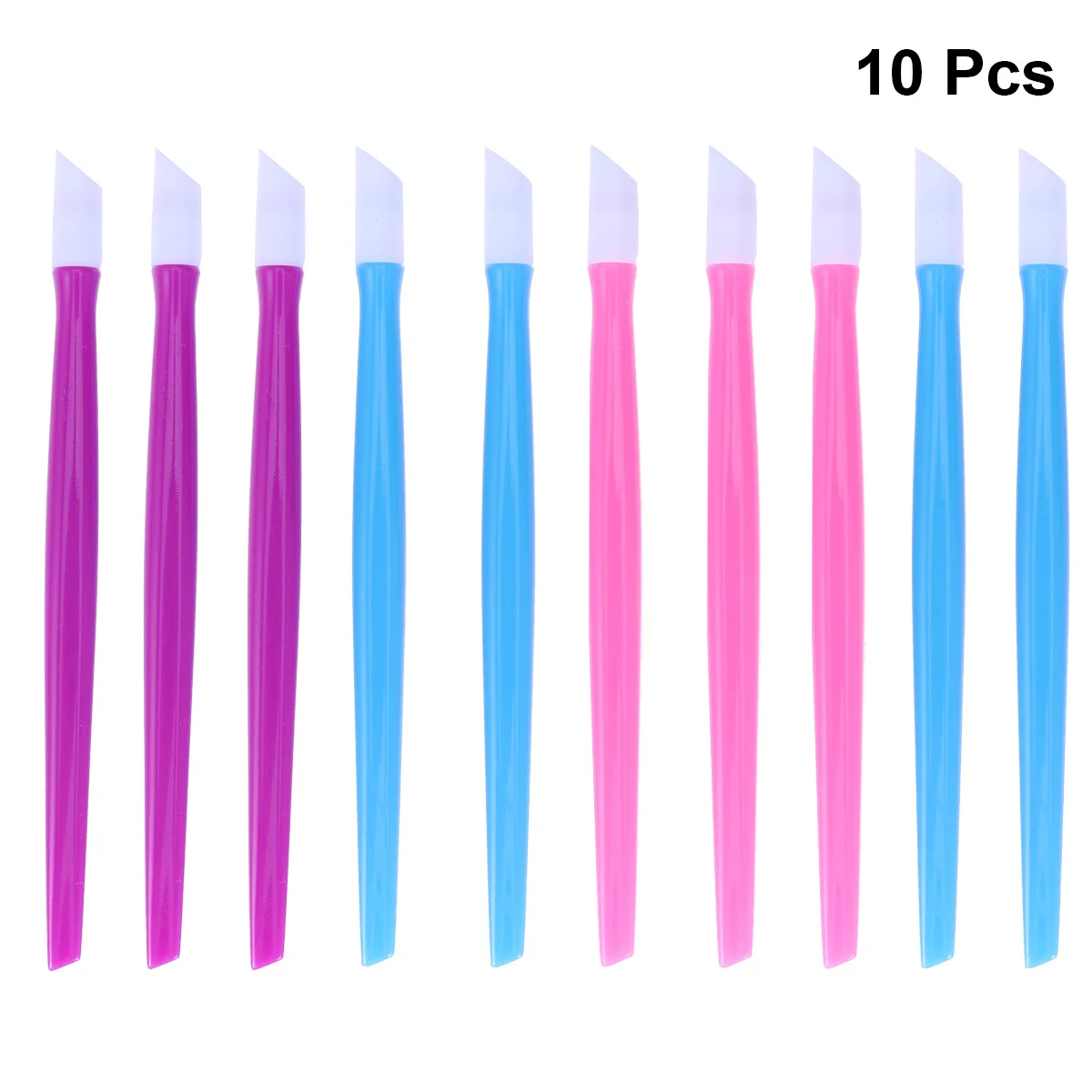 

10pcs Cuticle Handle Nail Art Tool Dual Tipped For Dead Skin Removal Manicure Tools Nail Art Dead Skin Pusher Tool