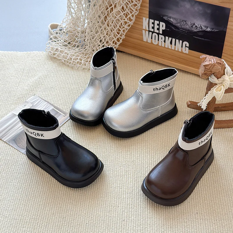 

Детские ботинки челси, красивые модные кожаные ботинки для мальчиков и девочек, мягкая подошва, осень-зима 2023, детские ботильоны, теплые замшевые ботинки