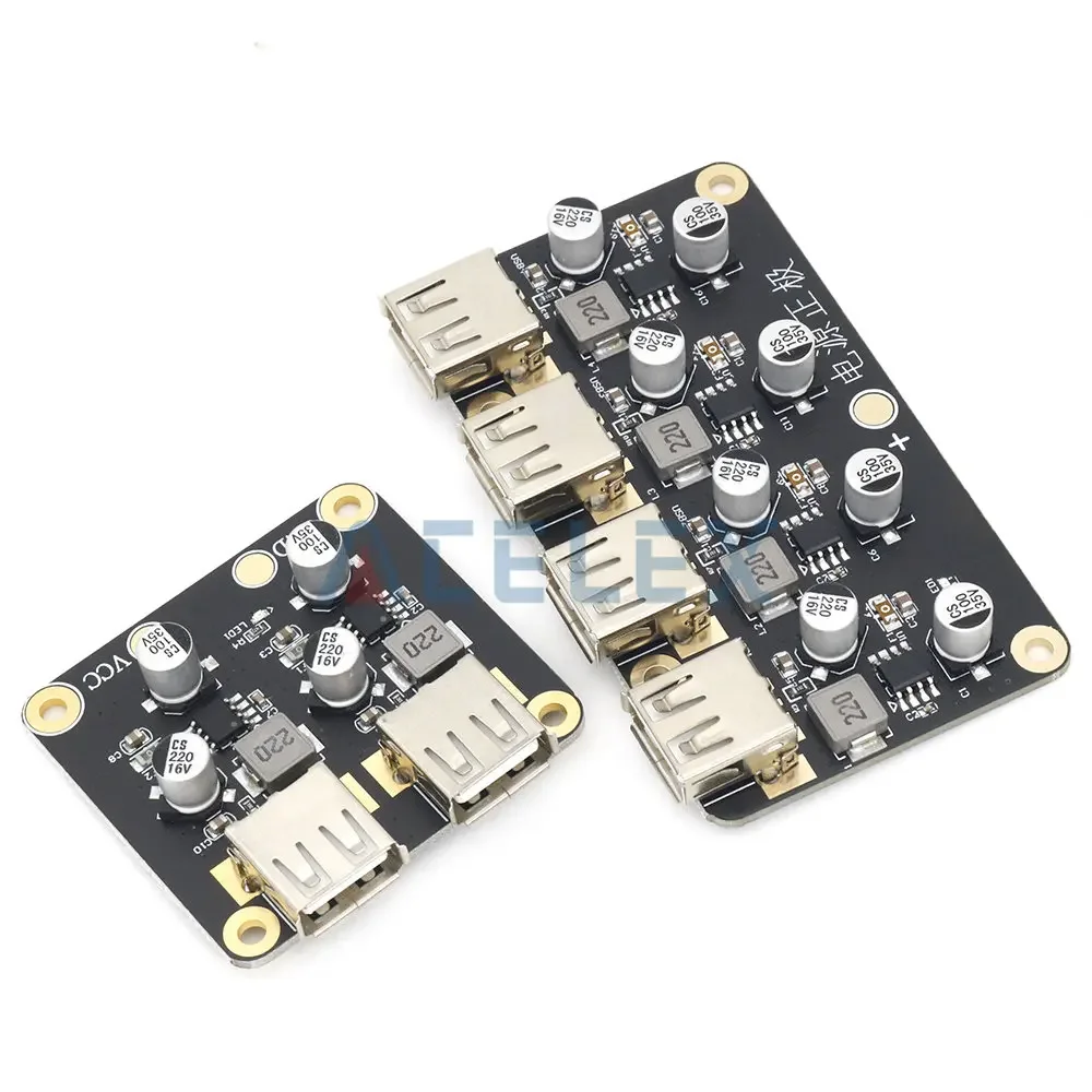 USB QC3.0 QC2.0 DC-DC Buck Converter Charging Step Down Module 6-32V 9V 12V 24V to Fast Quick Charger Circuit Board 3V 5V 12V