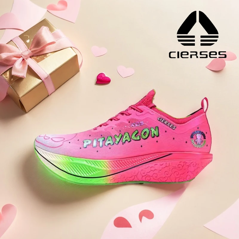 

CIERSES Nezha Full Length Carbon Fiber Plate Nitrogen Cushioning Professional Marathon Racing Shoes Men's & 2421014