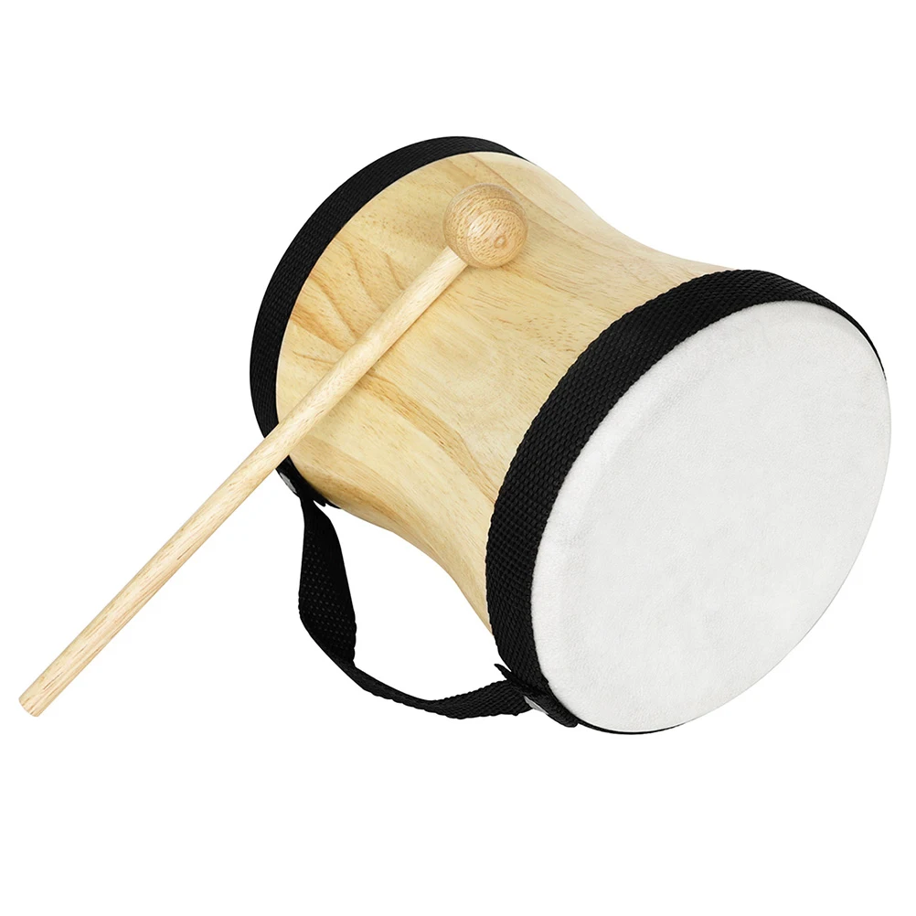 

Percussion Drum Wooden Instrument with Mallets for Children Early Education Musical Gift Creative Play Drum
