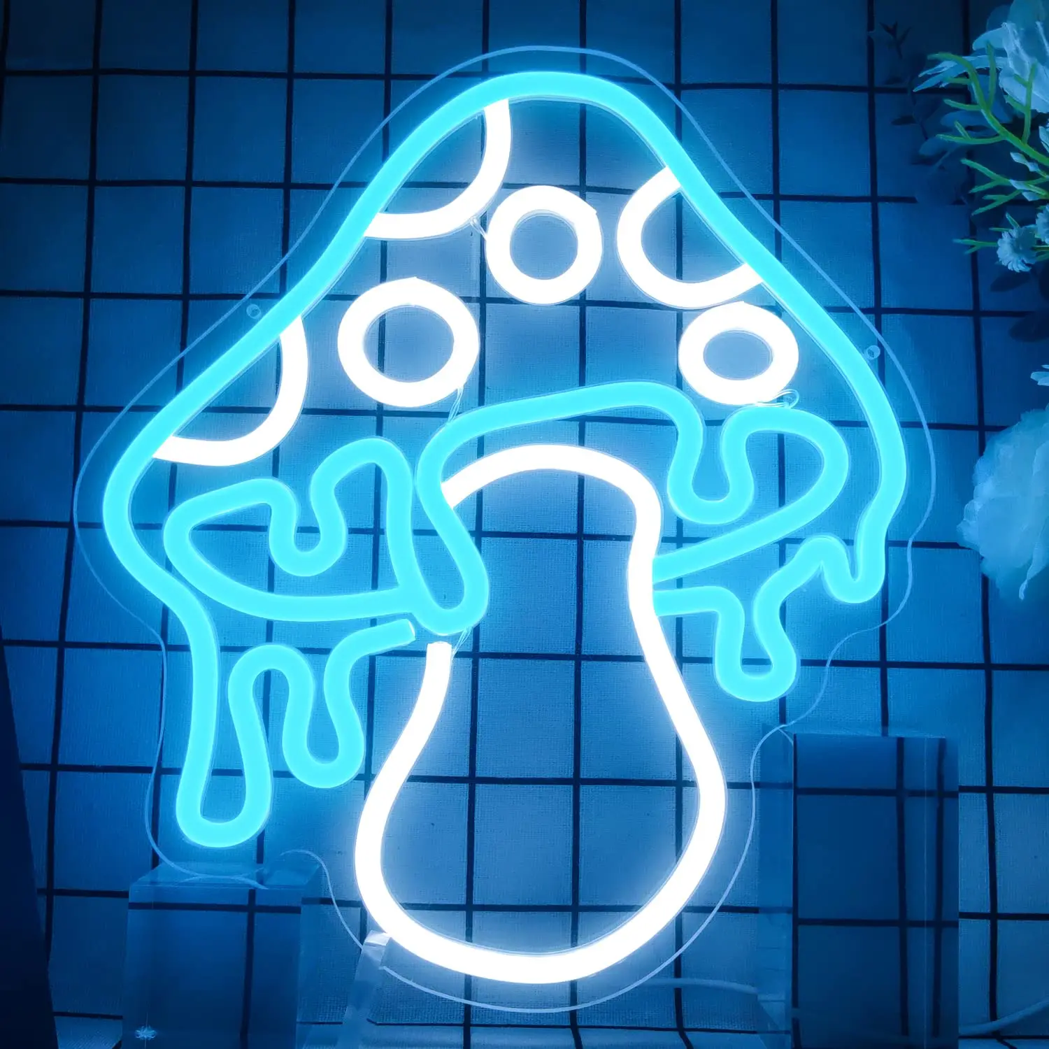 Mushroom Cute Neon Sign Custom Led Neon Light Wedding Decoration Bedroom Home Shop Wall Marriage Party Decor