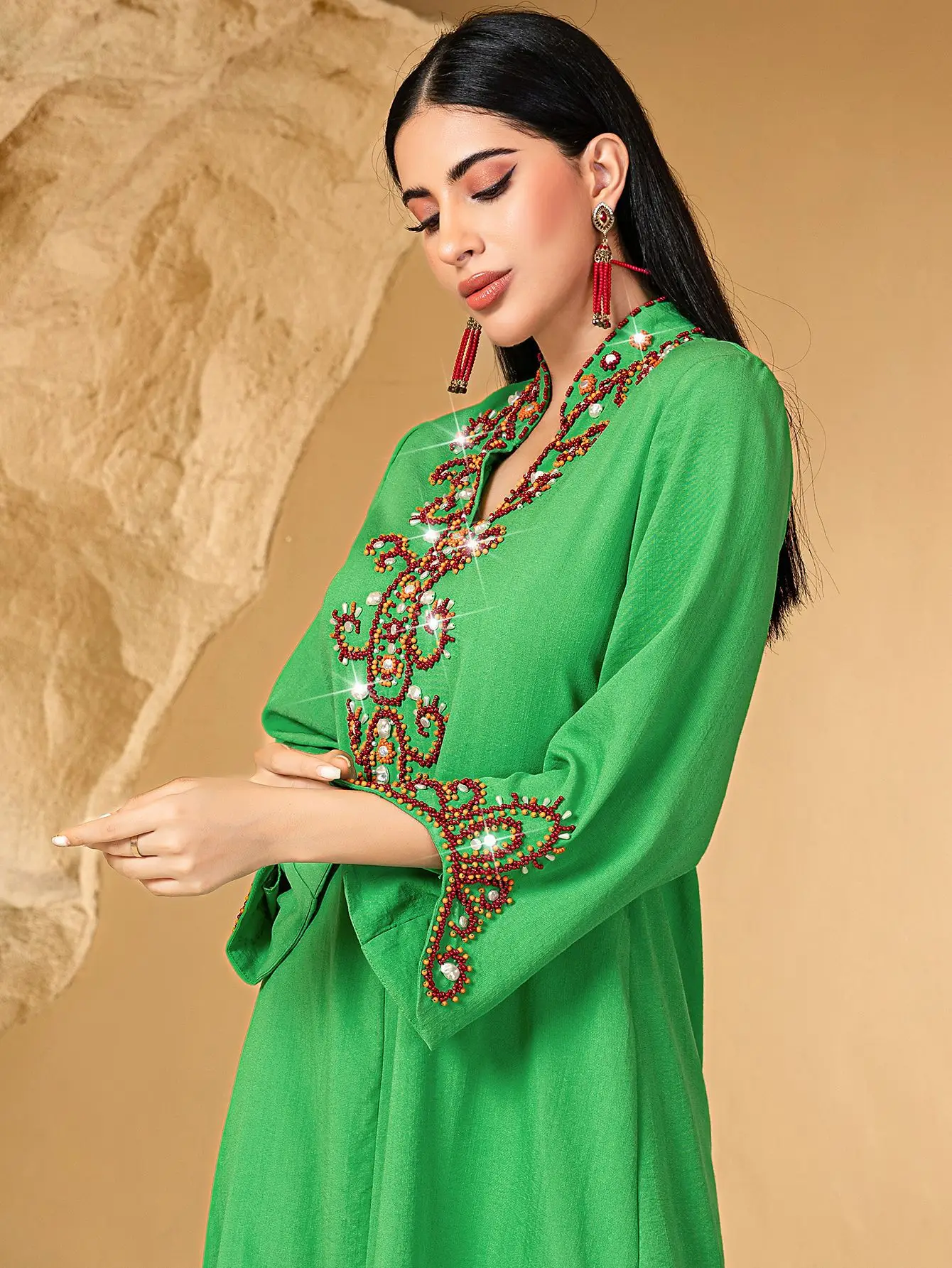 

Femme Musulmane Vestidos Diamonds Абая Дубай Кафтан Женское мусульманское платье Вечернее платье Кафтан Марокаин Ид Джеллаба Рамадан