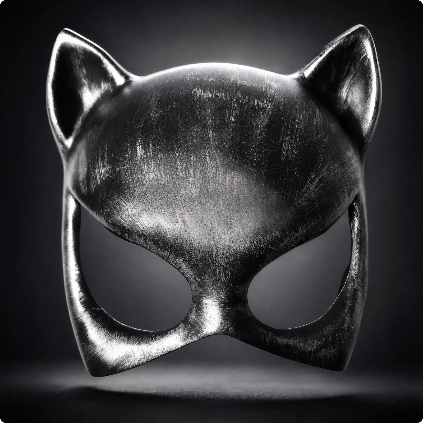 PU Leather Cat Mask Steampunk Party Headwear for Adult Halloween Cosplay Sexy Masquerade Feline Costume