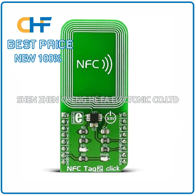 MIKROE-2462 NFC/RFID development kit, NFC Tag 2 click, NT3H211 in stock new