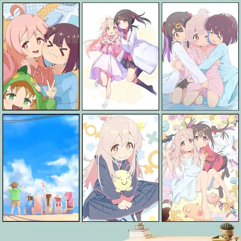 Cute Anime O-Onimai I am Now Your Sister Posters Self Adhesive Waterproof Ideal For Living Room Bedroom Bar Decoration