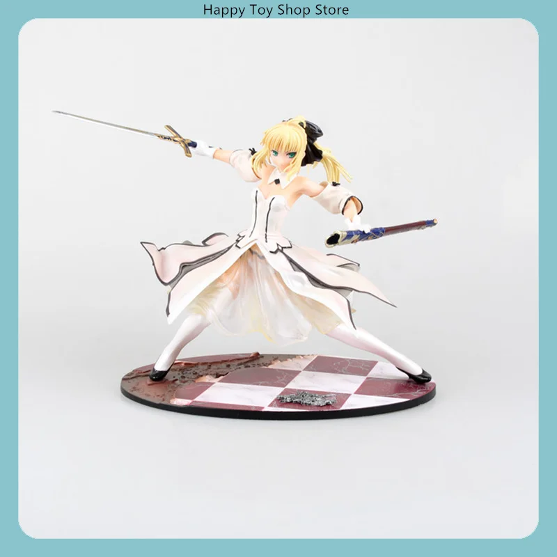 

15cm Fate Saber Lily Altria Pendragon Wield A Sword Game Girl Figure Boys Collectible Model Statue Pvc Decor Fans Gifts Toys