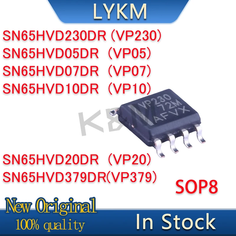 5/PCS New SN65HVD230DR VP230 SN65HVD05DR VP05 SN65HVD07DR VP07 SN65HVD10DR VP10 SN65HVD20DR VP20 SN65HVD379DR VP379 SOP In Stock