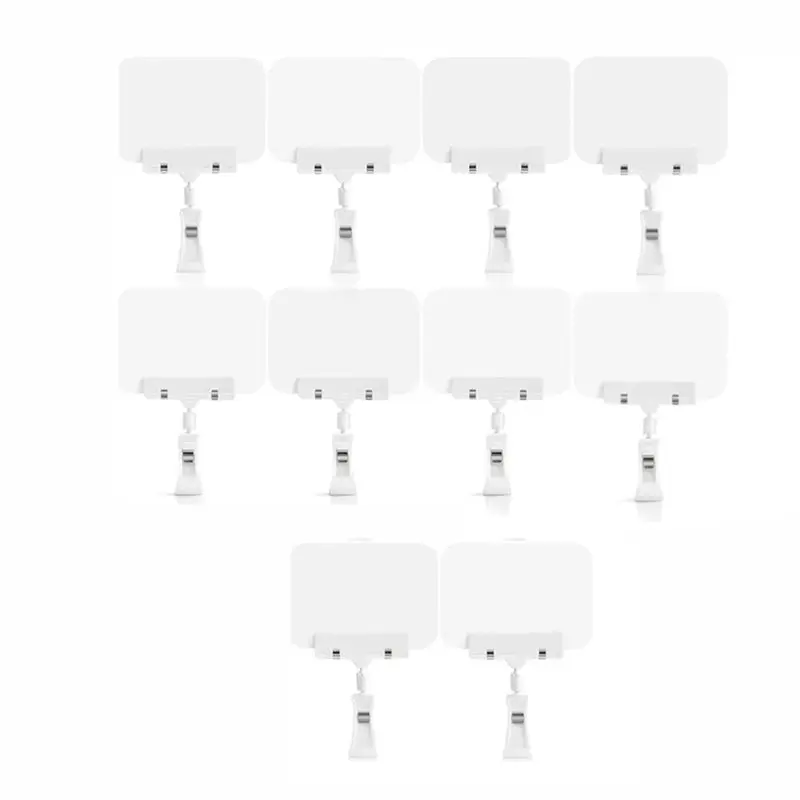 B92B-Double-Sided Holder 10 PCS 5.8X4.1 Chalkboard Sign With Clips For Retail Pricing And Display