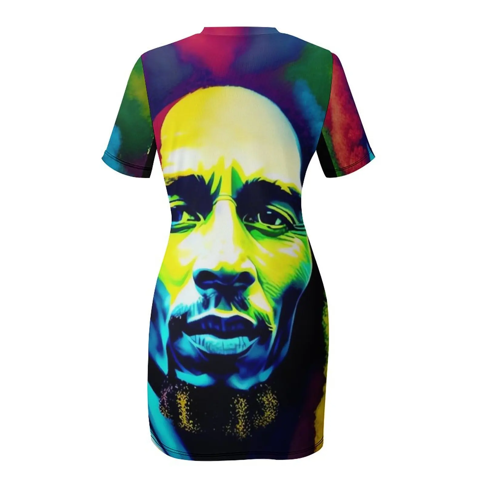 Bob Marley Tribute - Roots, Rock, Reggae Rainbows Short Sleeved Dress long dress women summer women's clothing trend 2025