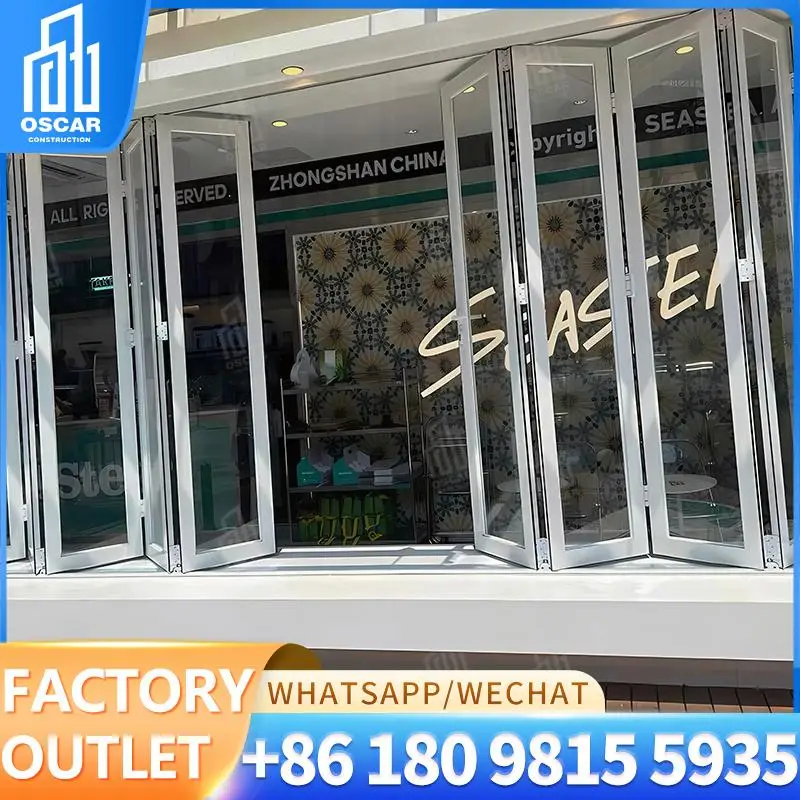 

Customizable Multi Panel Bifold Door for European Office Spaces Innovative Factory Made Bifold Door