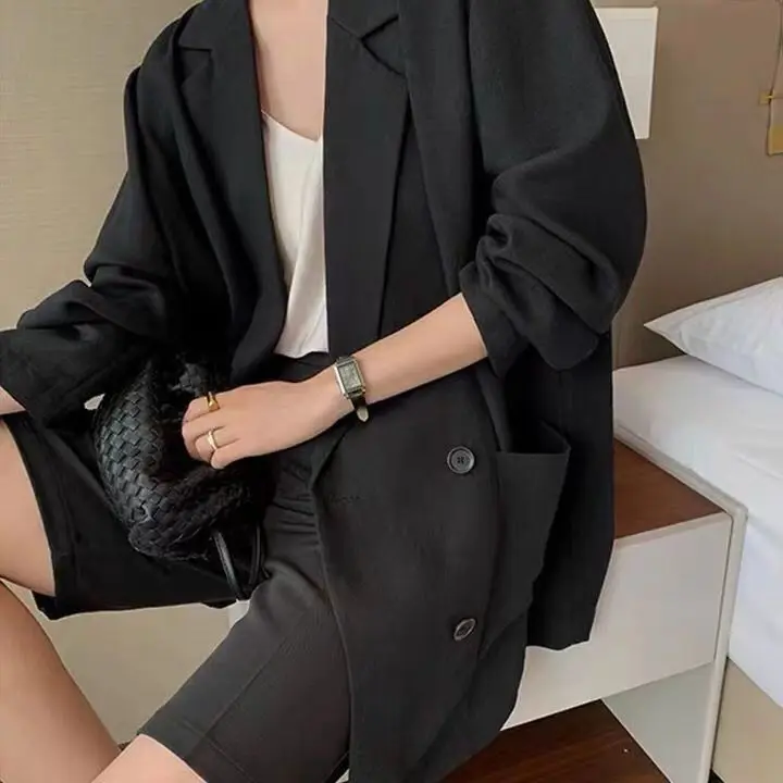 Insozkdg Frühling und Herbst Weiß Leinen Anzug Jacke für Frauen High-end-Anzug Dünne Sonnencreme Lose Beiläufige Blazer Frauen kleidung