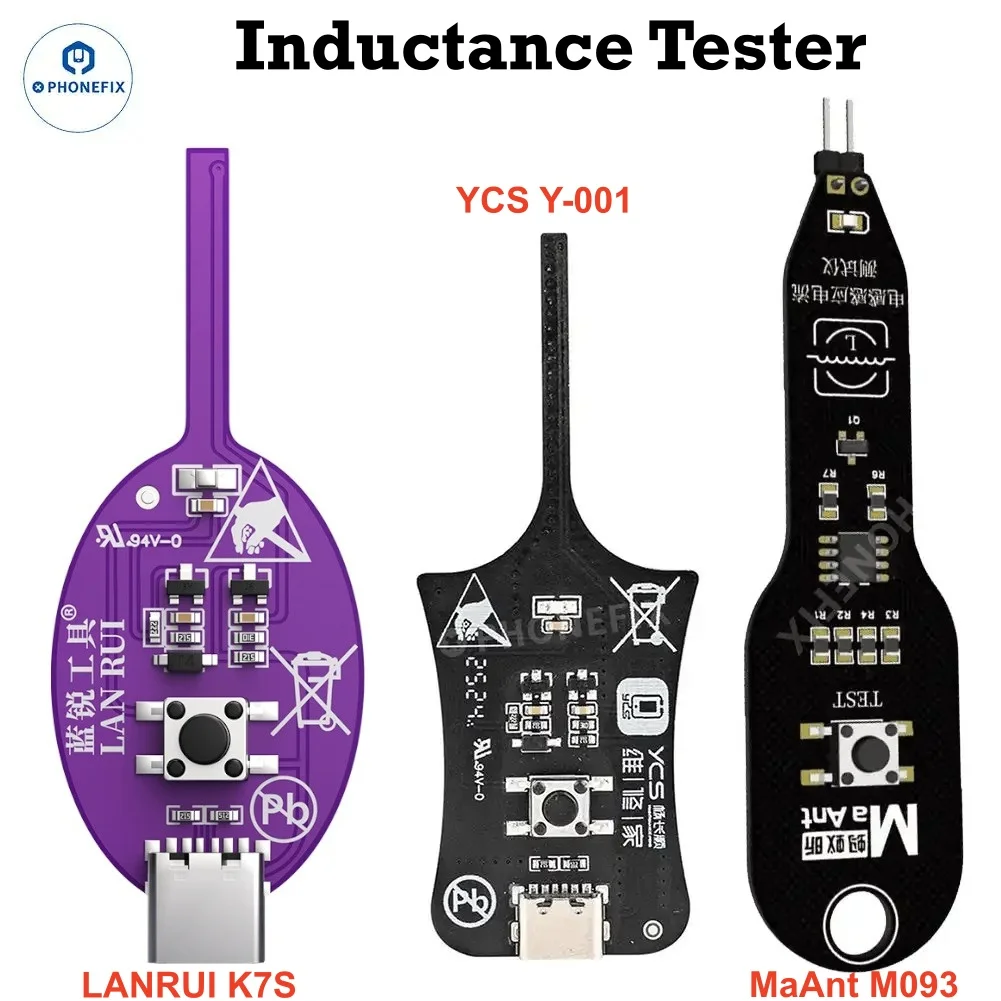 

YCS MaAnt Lanrui Inductance Tester for Mobile Phone Repair Motherboard Electromagnetic Induction Rapid Fault Location Test Tools