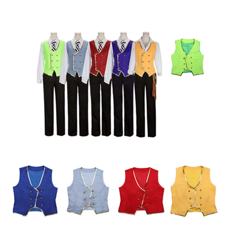 

Five Color Game Twisted-Wonderland Pomefiore Diasomnia Vest Cosplay Costume Halloween Carnival Suit Uniform Cosplay Costume