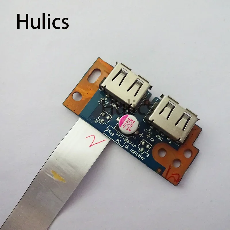 Hulics Used FOR Toshiba Satellite L500 L505 L555 USB BOARD With CABLE LS-4972P