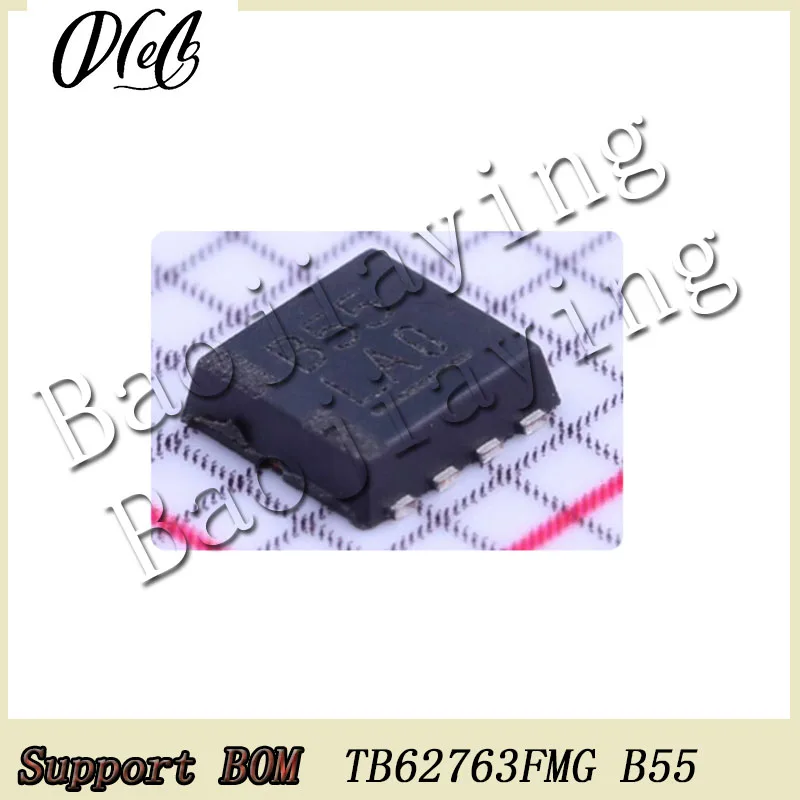5PCS/Lot TB62763FMG TB62763 MARK B55 SON8/QFN8 Chip For Automotive Instrument Backlight Driver