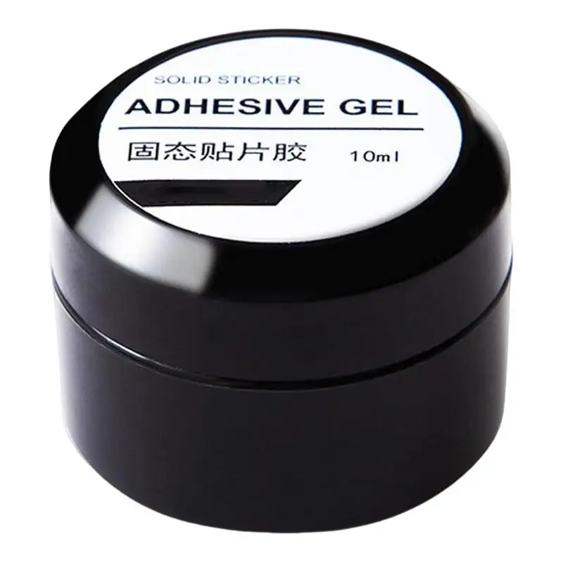 Solid Nail Glue Gel for Press on Nails 10ml Long-Lasting Strong Adhesion Nail Glue for Fake Nails Solid Nail Glue Gel for Nail