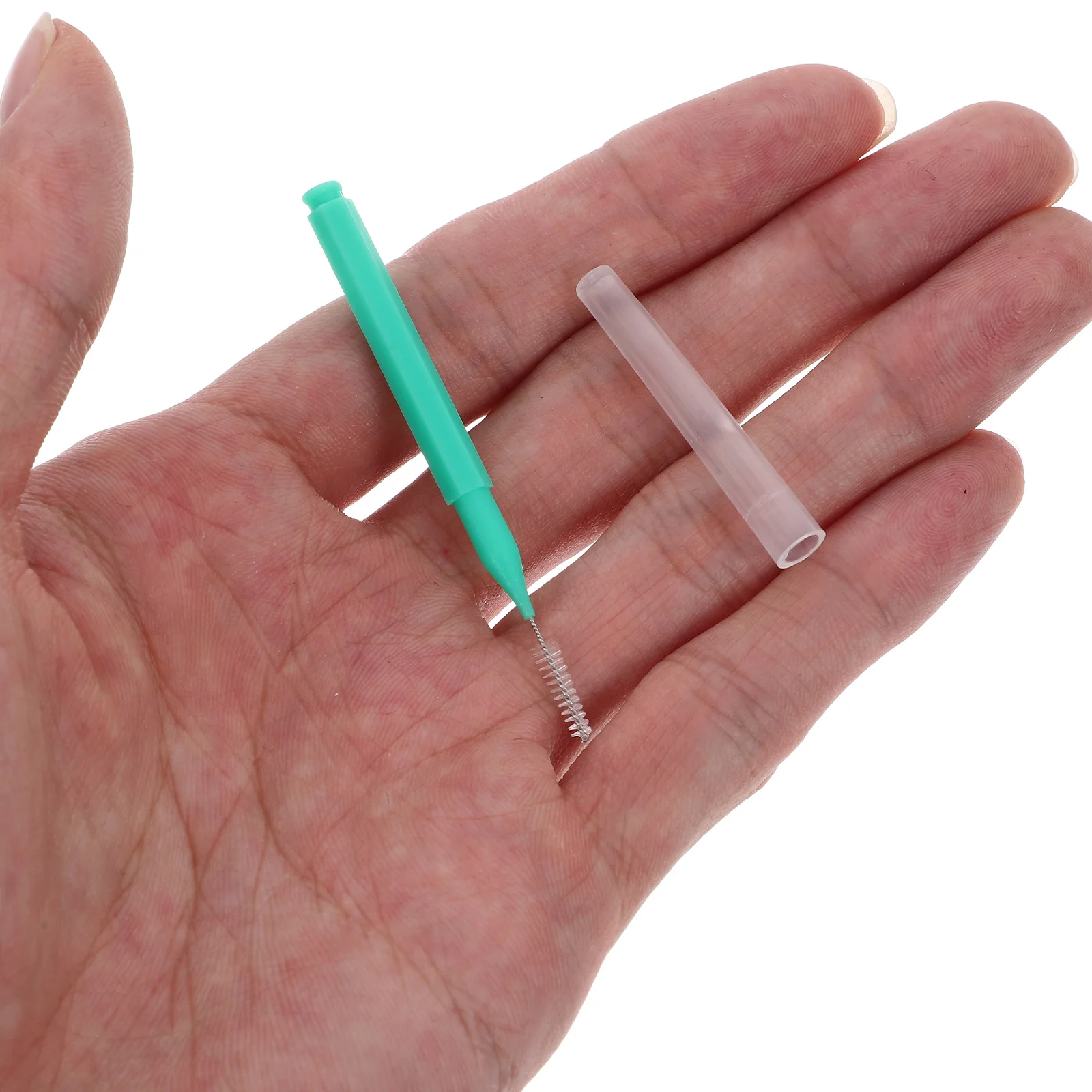 100Pcs Interdental Brushes for Braces Portable Tooth Cleaning Brush Picks Between Teeth Interdental Brushes Teeth Brush