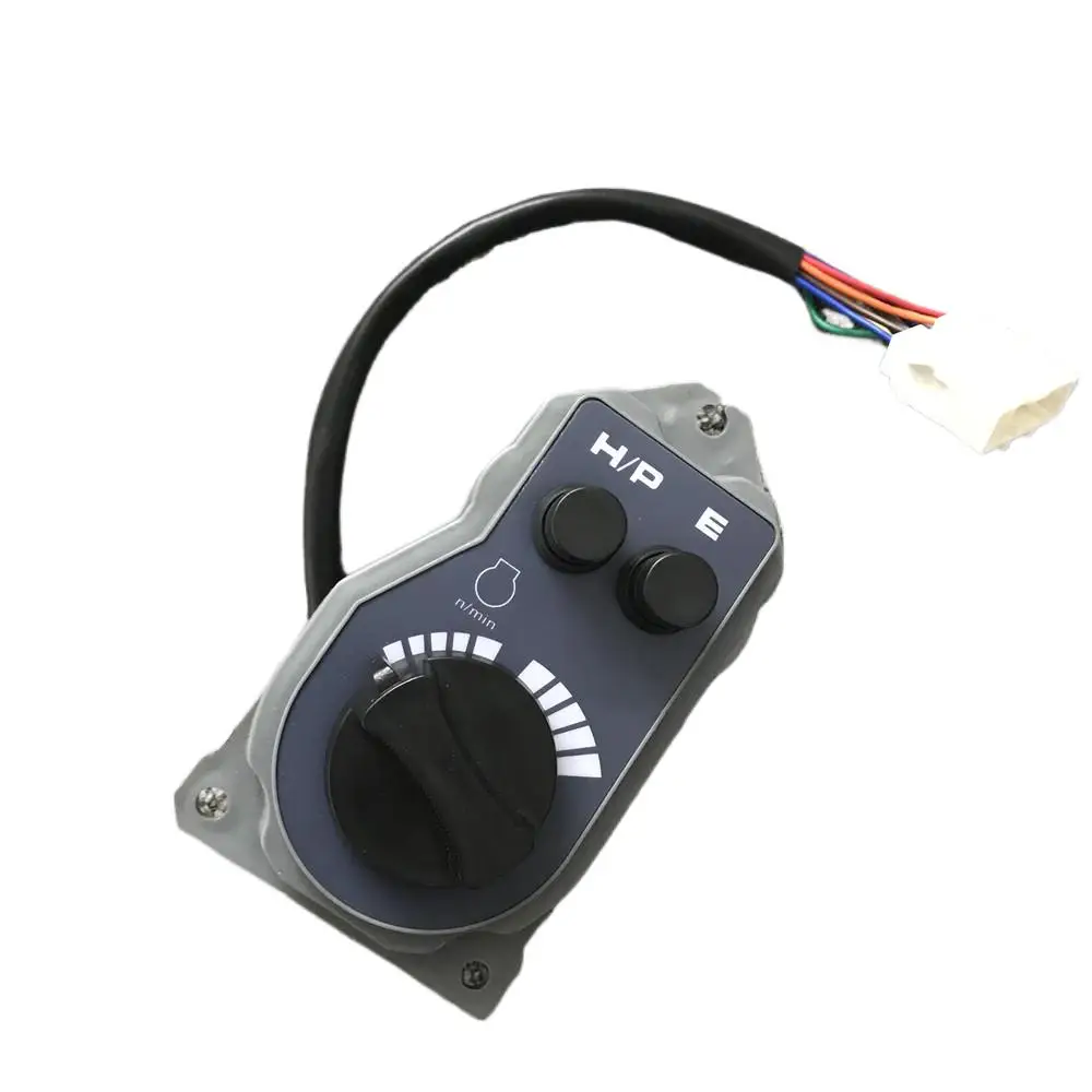 

4341545 Fuel Dial Throttle Knob Controller Manual Gear Switch Button for Hitachi EX120-5 EX200-5 EX220-5 EX300-5 Excavator Parts