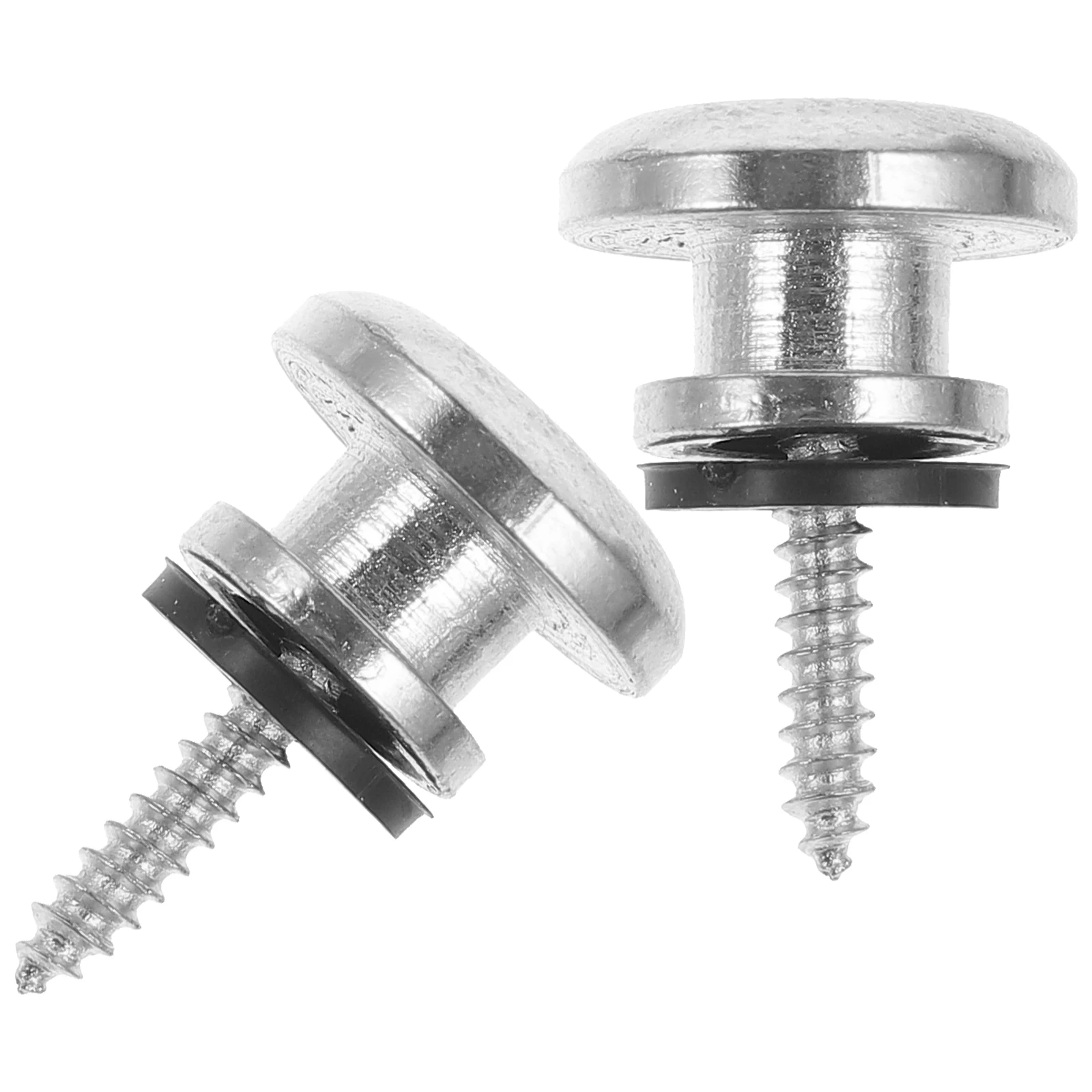 

2pcs Guitar Strap Locks Metal Buttons Electric Acoustic Accessories Durable Rust Resistant Easy Install Guitar Parts Attachment
