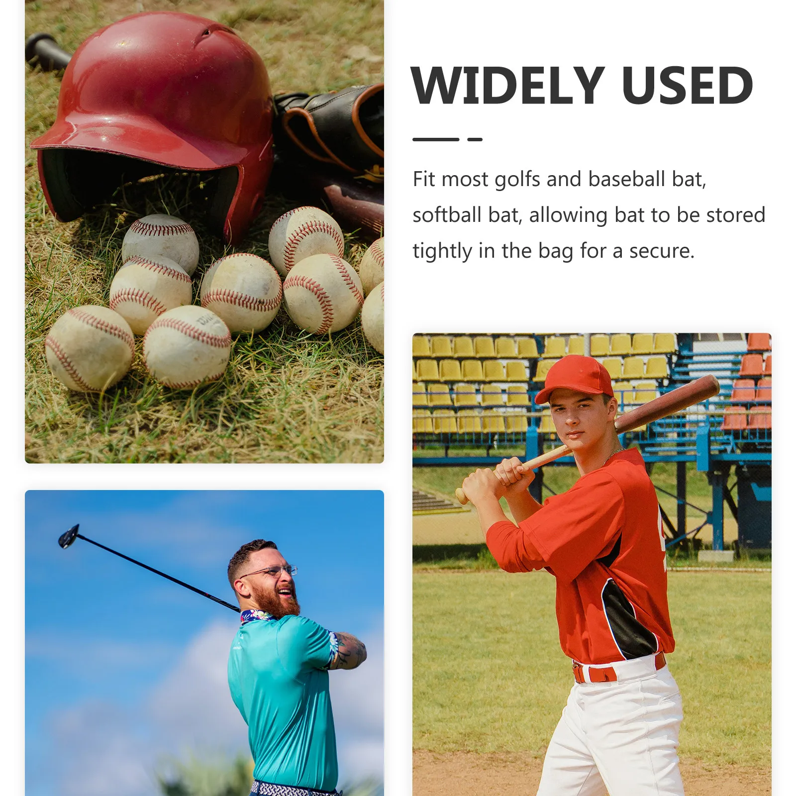 

Неопреновый эластичный защитный чехол для бейсбольной биты с регулируемой застежкой-липучкой, подходит для большинства бит для бейсбола и софтбола.