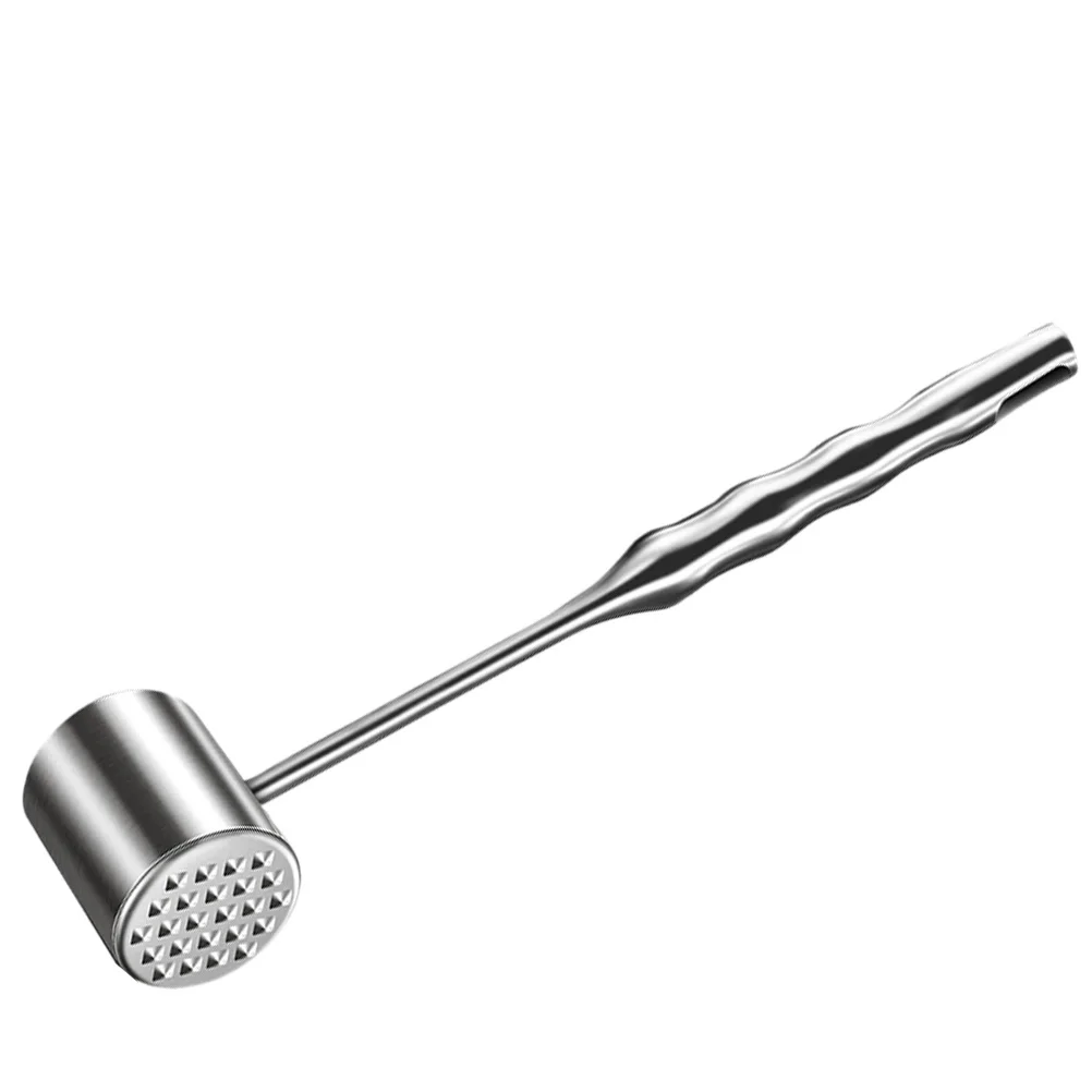 

Stainless Steel Meat Hammer Tenderizer Kitchen Tool Non Slip H Design Helper For Cucumbers Steaks Meats