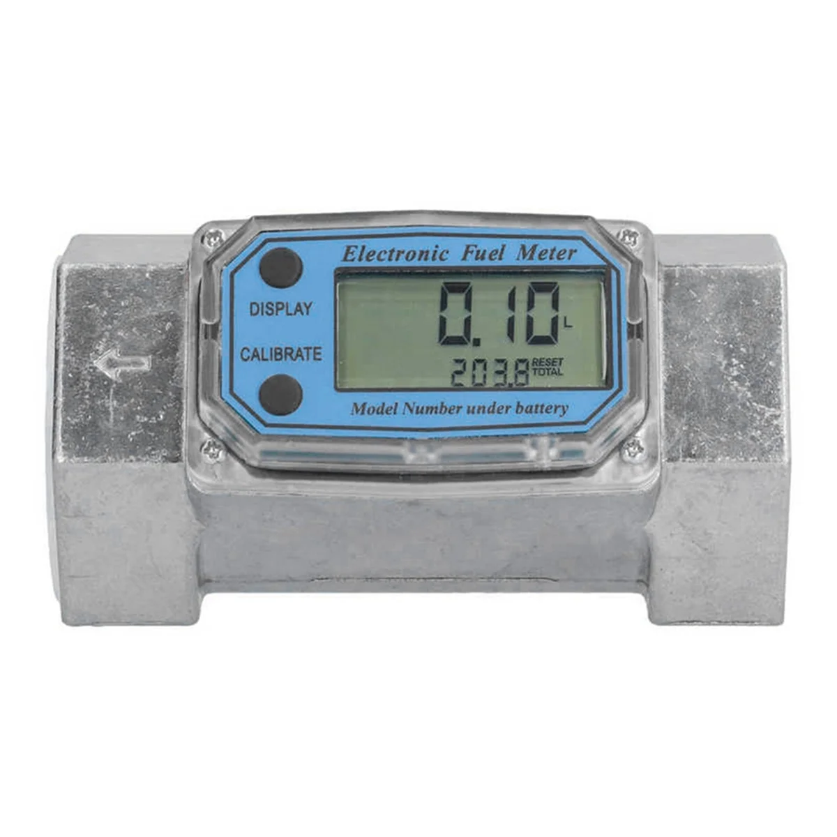 2in Turbine Flow Meter Electronic Digital Fuel Liquid Water Gas Oil Flowmeter for Industrial Automation