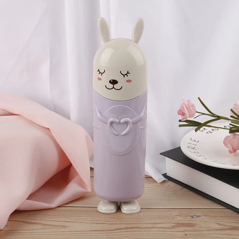 Hot Sale Cute Cartoon Toothbrush Storage Box Portable Outdoor Travel Tooth Brush Protect Case Bathroom Toothbrush Organizer