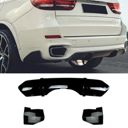Car Rear Bumper Diffuser Lip Rear Side Splitters Spoiler Lip For BMW X5 F15 M Sport 2014 2015 2016 2017 2018 Body Kits Tuning