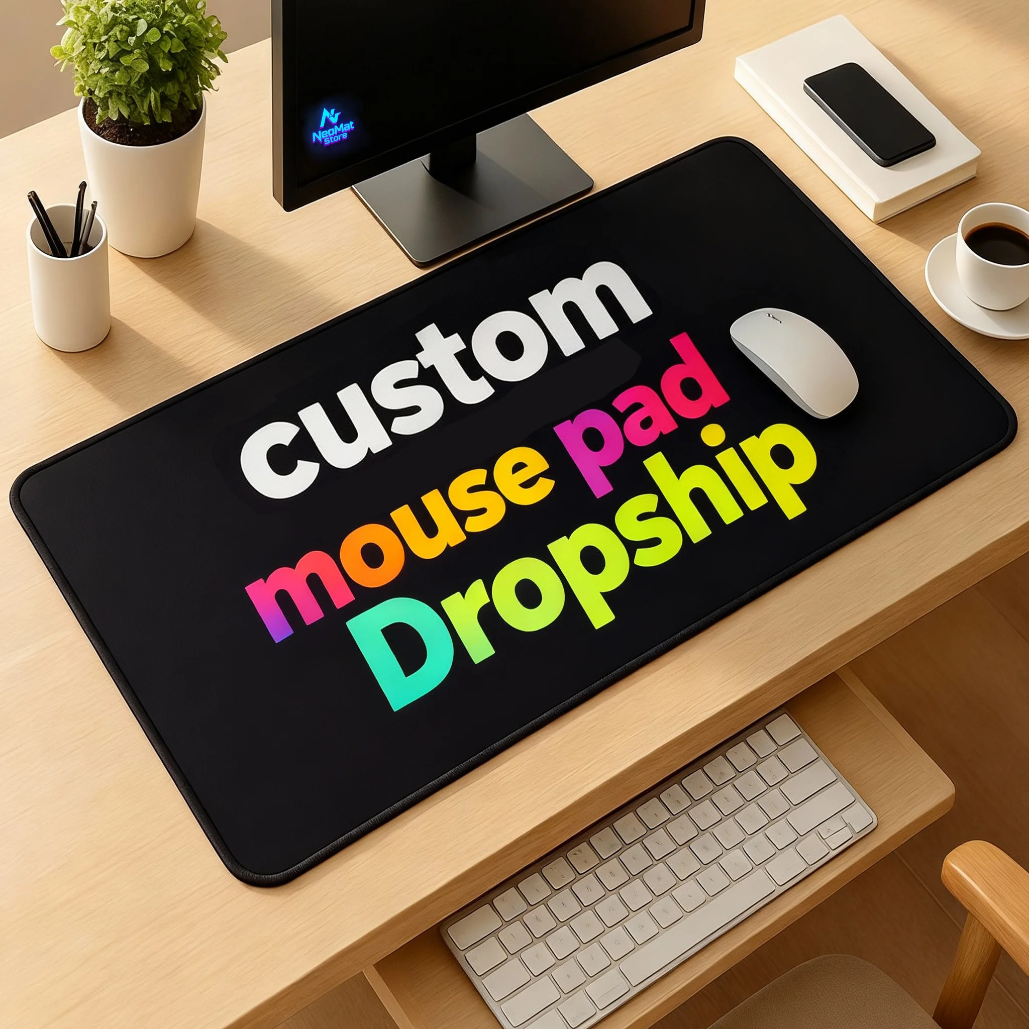 Custom Mouse Pad Wholesale Carpet Patterned Design Personalized Mousepad 5mm Thick Desk Mat 30 40 60 70 80 90 35 45 Full Size