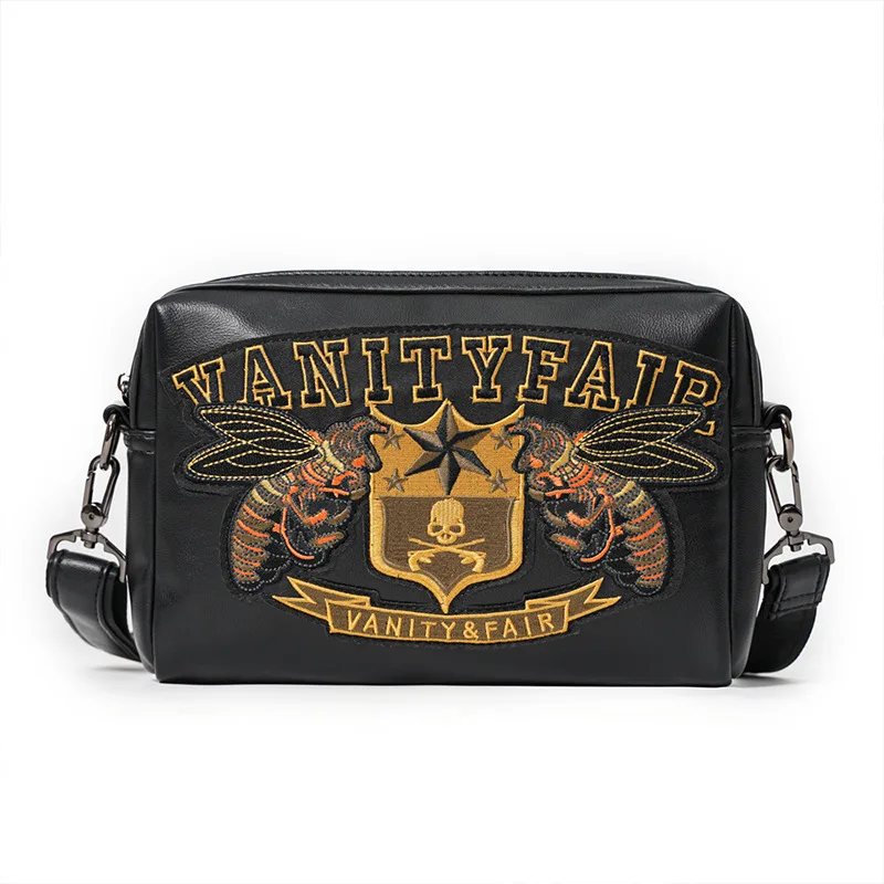 

Мужская сумка-клатч с вышивкой, модная сумка через плечо, простая сумка-кроссбоди, легкий рюкзак