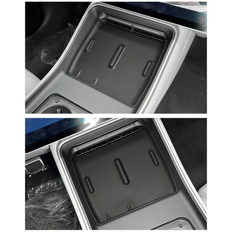 Almohadilla de carga inalámbrica de Control Central para Avatar Changan 11, almohadilla de almacenamiento impermeable, alfombrilla antideslizante de silicona, accesorios para automóviles