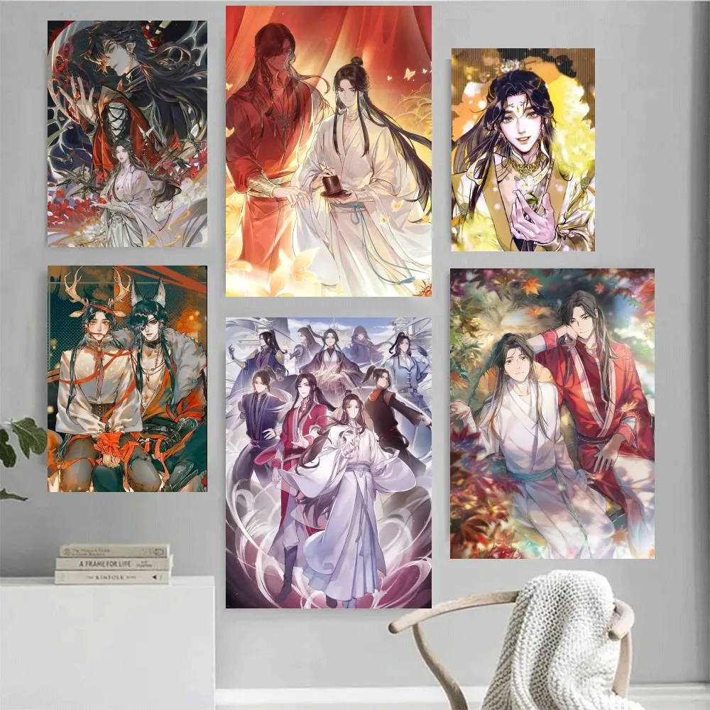 Tian Guan Ci Fu Poster Home Office Wall Bedroom Living Room Kitchen Decoration Painting