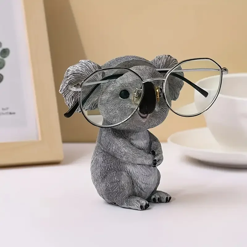 Cute Animal Eyeglass Frame Interesting Koala Sunglasses Display Frame Creative Eyeglass Frame Home Office Decoration Frame