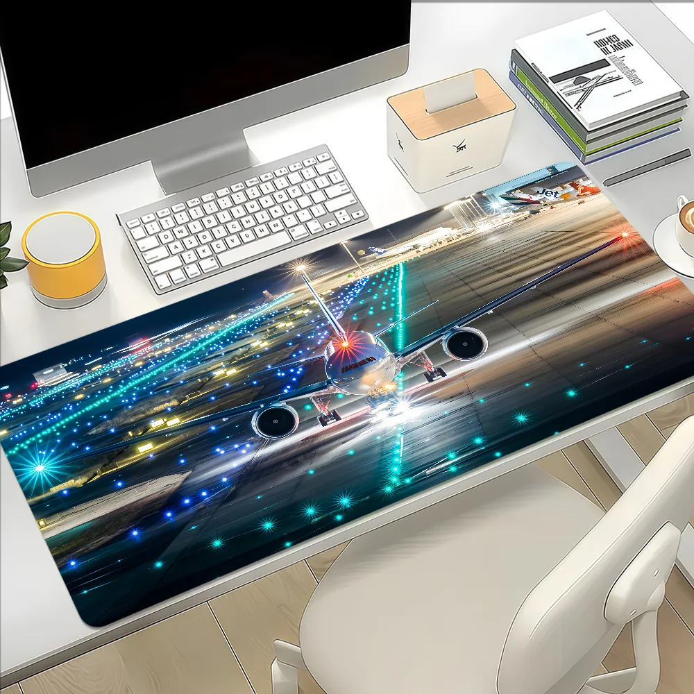Passenger Airplane Pilot Cool Mouse Pad Non-slip Thickened Large Writing Lockedge Office Student Gaming Cushion MousePad