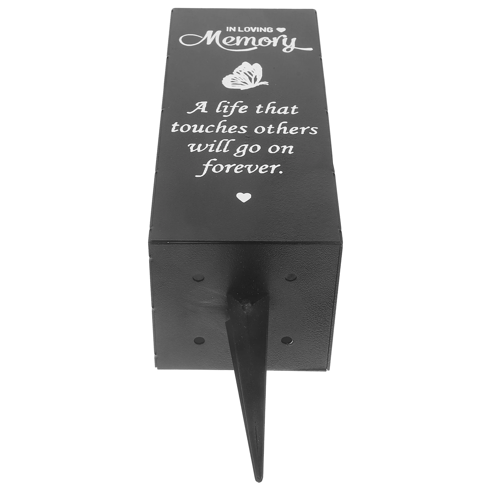 

Grave Metal Flower Stand Vase Memorial Cemetery Flowers Spike with Insert Father