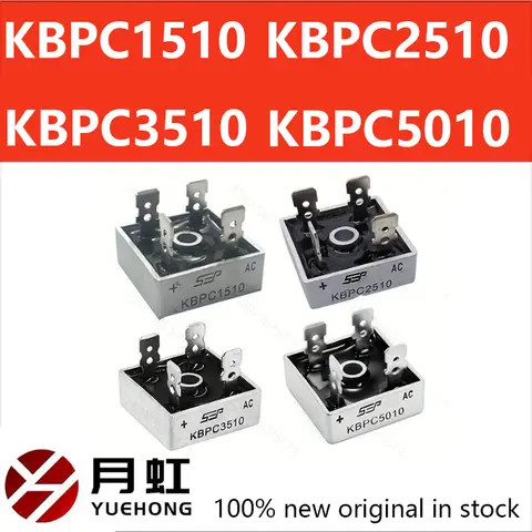 1/5/10/50PCS KBPC1510 KBPC2510 KBPC3510 KBPC5010 15A 25A 35A 50A 1000V Diode Bridge Rectifier kbpc5010 ﻿