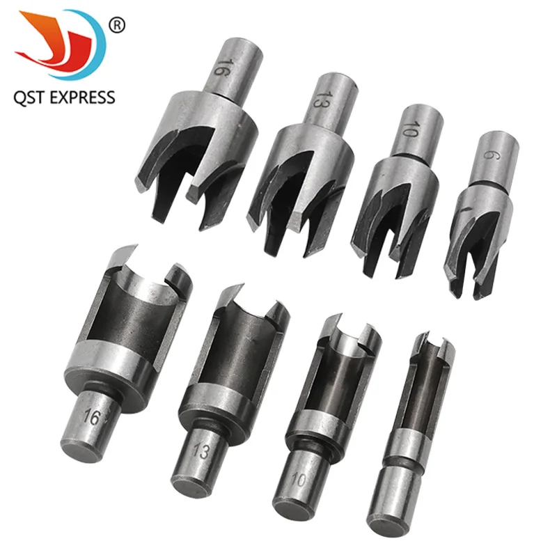 

Carbon Steel Wood Drill Bits Set Tenon Tube Claw Types with Plug Remover Assorted Sizes for Professional Woodworking Projects