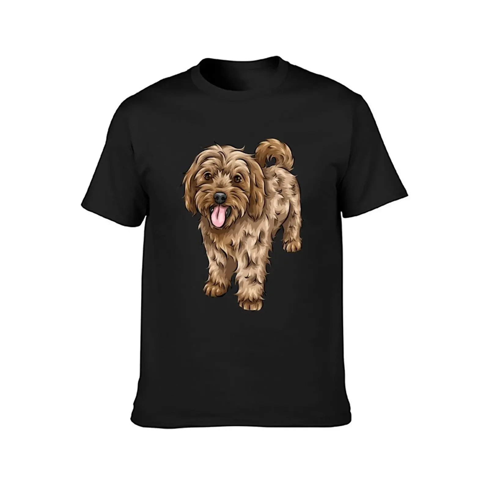 Cute Cavapoo Cute Dog Art T-Shirt Blouse tees quick drying oversizeds men tshirt