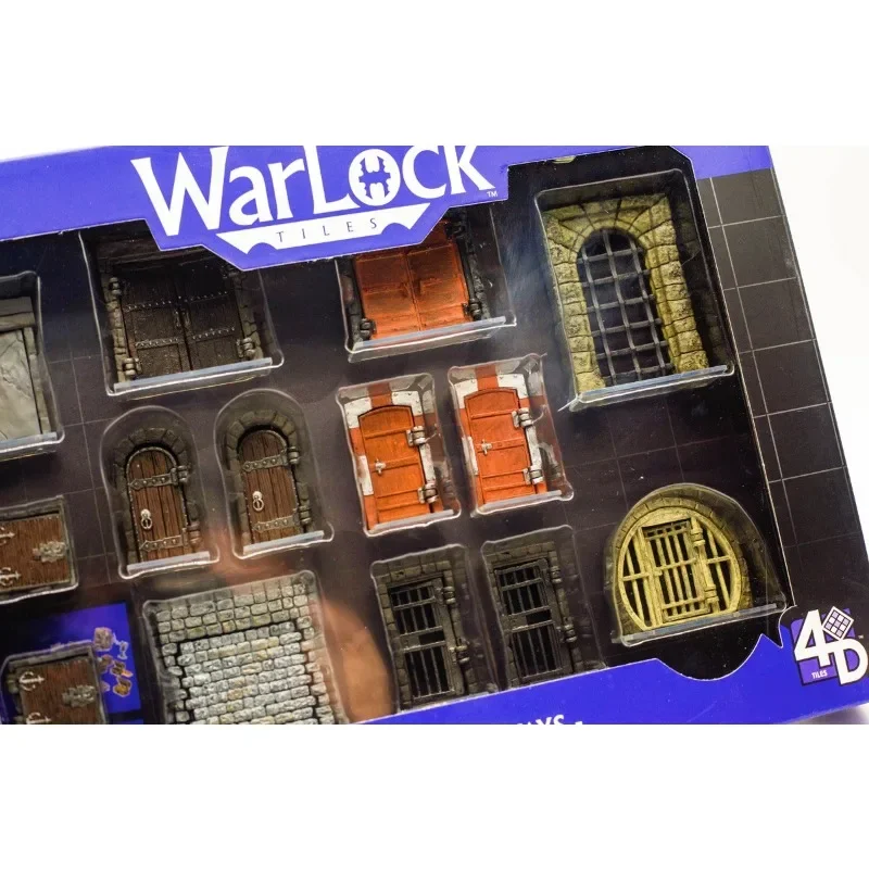 Warlock Tiles Wizkidz Miniature Doors Archways Kitchen Furniture Scene Series Model Board Games Toys Collect Ornaments