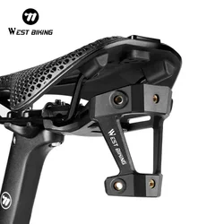 WEST BIKING Bicycle Water Bottle Cage Extension Mount for Bicycle Saddle Dual Bottles Rack Holder Adapted Base Bike Accessories