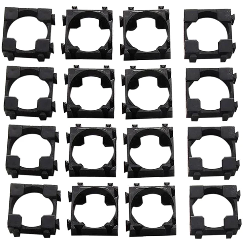 

200Pcs Battery Bracket 18650 Anti Vibration Holder Bracket 22X22mm Lithium Batteries Support Stand