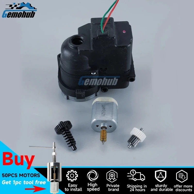 Gemohub For Dodge Wagon 2007-2020 Car Mirror Adjust Motor 12V durable plastic shell high speed One-click fold easy disassemble