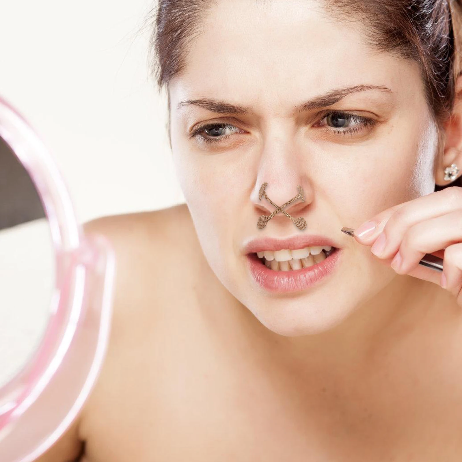 10 قطعة رقعة أنف مرنة لتشكيل الأنف جناح مريح لشريط الأنف يقلل من أنفوا واسعة للبالغين بقع تشكيل مرنة #1