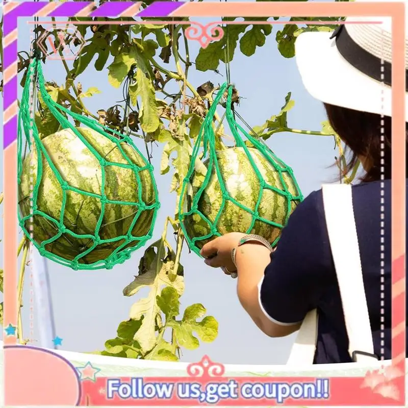 

Upgraded 12 Pcs Watermelon Net Melon Hammock Melon Cradle Plant And Garden Supports Pumpkin Support Hanging Bag Protects