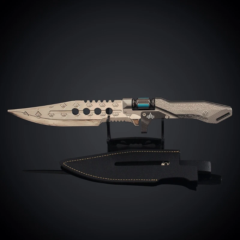 9,84 Zoll Arena Breakout Gewinner Taschenmesser Spielperipheriegeräte Outdoor-Trainingsmesser Modelle Metall Sammlerstück Ornamente Jungenspielzeug