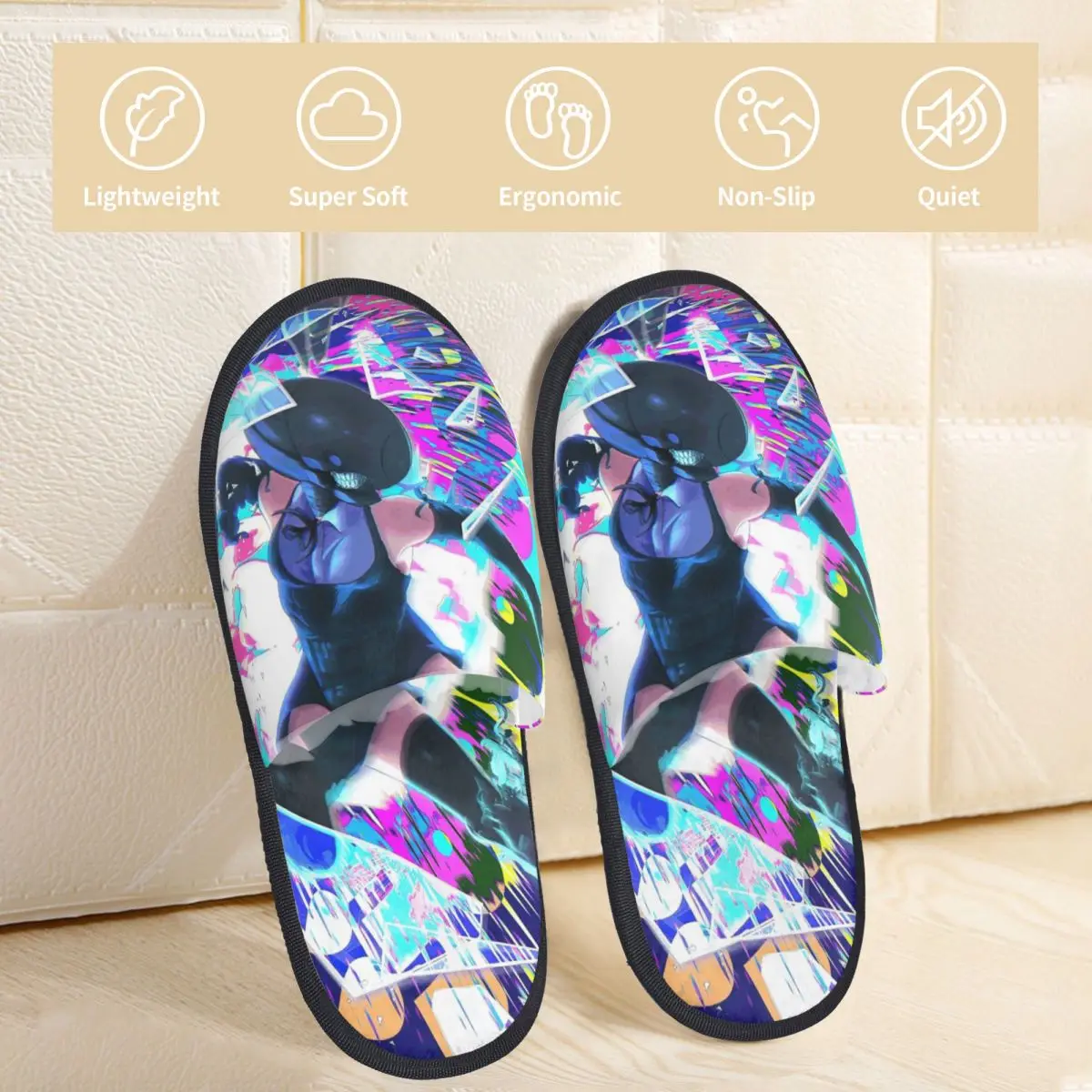 Winter Slippers Chainsaw Man Reze Accessories Household Fur Slides Slippers Living Room Anime Soft Non Slip Slides