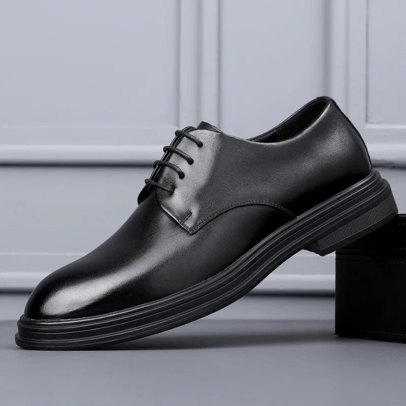 Mens Dress Shoes Men's Formal Original Leather Italian Skin Shoes for Men Elegant Casual Business Luxury Social Male Shoe