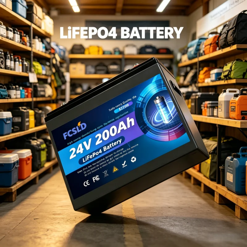 

24V 100Ah 200Ah Lithium Iron Phosphate Battery 32700 200A BMS Deep Cycle Rechargeable for Off Grid Solar System RV Camper Boat