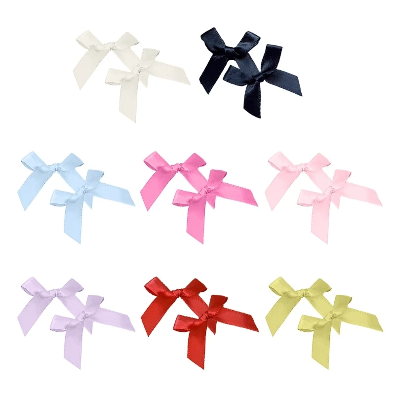 Y1UB Trendy Bowknot Hair Clips for Women Girls Assorted Color Lovely Bang Hair Bows